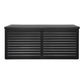 Dubrovnik Cushion Box - Boîte à coussins, plastique, noir, 146,5x61x64,5 cm, 49 L