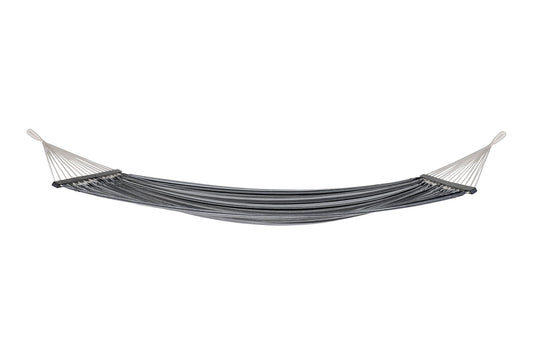 Lamia Hammock - Hamac, polyester/coton, mélèze, noir/gris/blanc