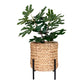 Antas Planter - Jardinière, jacinthe d'eau, naturel/noir, 23,5x23,5x29 cm