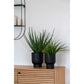 Fulda Flowerpots - Pots de fleurs, métal, noir, lot de 2