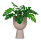 Pot de fleurs Amalfi - <p>Pot de fleurs, acier, gris beige, ø19x27 cm</p>