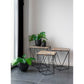 Nova Flowerpots - Pots de fleurs, métal, noir, lot de 3