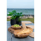 Nova Flowerpots - Pots de fleurs, métal, noir, lot de 3