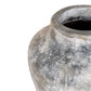 Vase Décoration Santo - Vase Décoration en terre cuite, gris clair antique, Ø3x3 cm