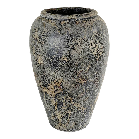 Pot de décoration Capelo - Pot en terre cuite, gris, Ø47x69 cm