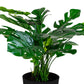 Monstera - Plante artificielle, verte H:45 cm
