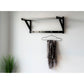 Massa Hangers - Cintres en métal avec revêtement noir, lot de 1