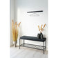 Massa Hangers - Cintres en métal avec revêtement noir, lot de 1
