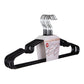 Massa Hangers - Cintres en métal avec revêtement noir, lot de 1