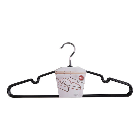 Massa Hangers - Cintres en métal avec revêtement noir, lot de 1