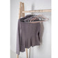 Massa Hangers - Cintres en métal avec revêtement gris, lot de 1