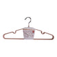 Massa Hangers - Cintres en métal avec revêtement rose, lot de 1