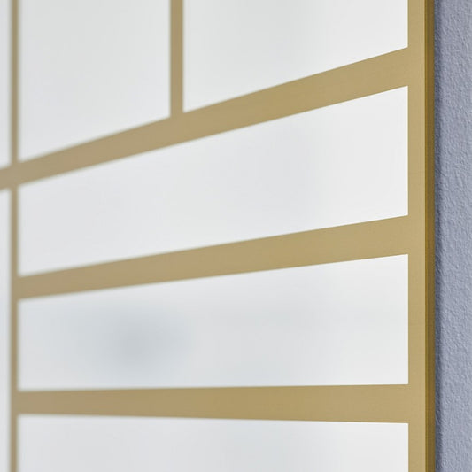Miroir Grid Gold 100 x 158 cm