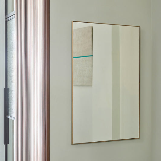 Miroir Lucka Oak Rectangle 80 x 120 cm