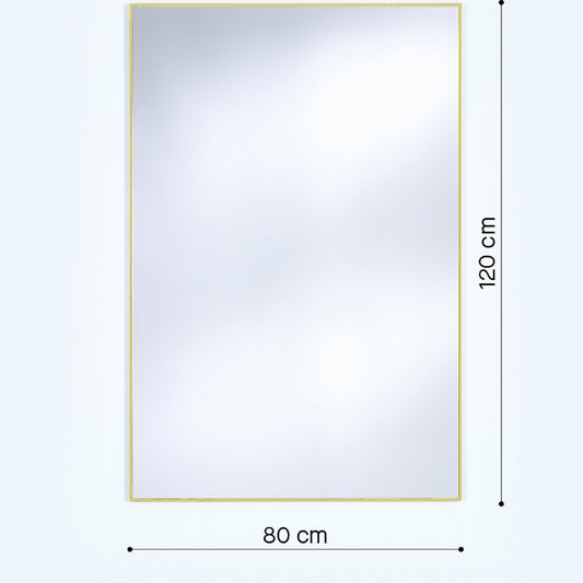 Miroir Lucka Outdoor Gold Rectangle 80 x 120 cm