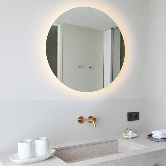 Miroir Brio Clear IP44 taille S 82 x 82 cm