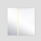 Miroir Luna Light Rectangle taille M 150 x 150 cm