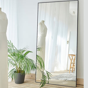 Miroir Lucka Black taille XXL 100 x 200 cm