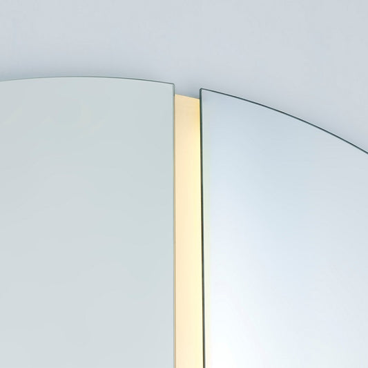 Miroir Luna Light Round taille L 200 x 200 cm