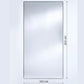 Miroir Lucka Outdoor Black XXL 100 x 200 cm