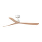 VENTILATEUR DE PLAFOND ROCKER BLANC ET BOIS DE FRÊNE- M Ø132 cm