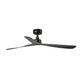 VENTILATEUR DE PLAFOND ROCKER NOIR - M Ø132 cm