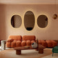 Miroir BRIO bronze taille M 90 x 106 cm