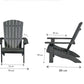 The Outsider Chaise longue Milan Adirondack Polywood Blanc