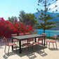 Siesta Atlantic Table de jardin extensible Medium 140/210 cm Noir