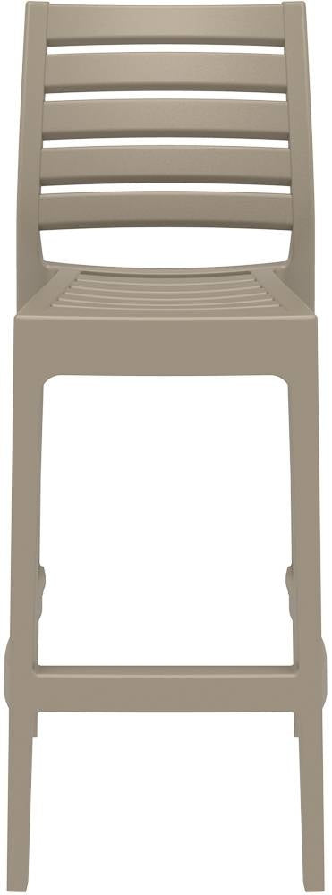 Siesta Ares Tabouret de bar empilable 75 cm Taupe (par 2 pièces)