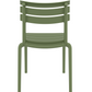 Siesta Helen Chaise de jardin empilable Vert olive (par 2 pièces)