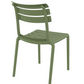 Siesta Helen Chaise de jardin empilable Vert olive (par 2 pièces)