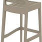 Siesta Ares Tabouret de bar empilable 75 cm Taupe (par 2 pièces)