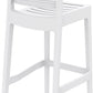 Siesta Ares Tabouret de bar empilable 75 cm Blanc (par 2 unités)