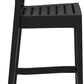 Siesta Ares Tabouret de bar empilable 75 cm noir (par 2 unités)
