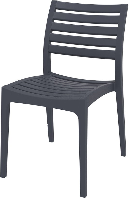 Siesta Ares Chaise de jardin empilable Gris foncé (par 2 unités)