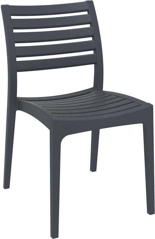 Siesta Ares Chaise de jardin empilable Gris foncé (par 2 unités)