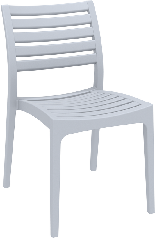 Siesta Ares Chaise de jardin empilable Gris clair (par 2 unités)