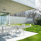 Siesta Ares Chaise de jardin empilable Gris clair (par 2 unités)