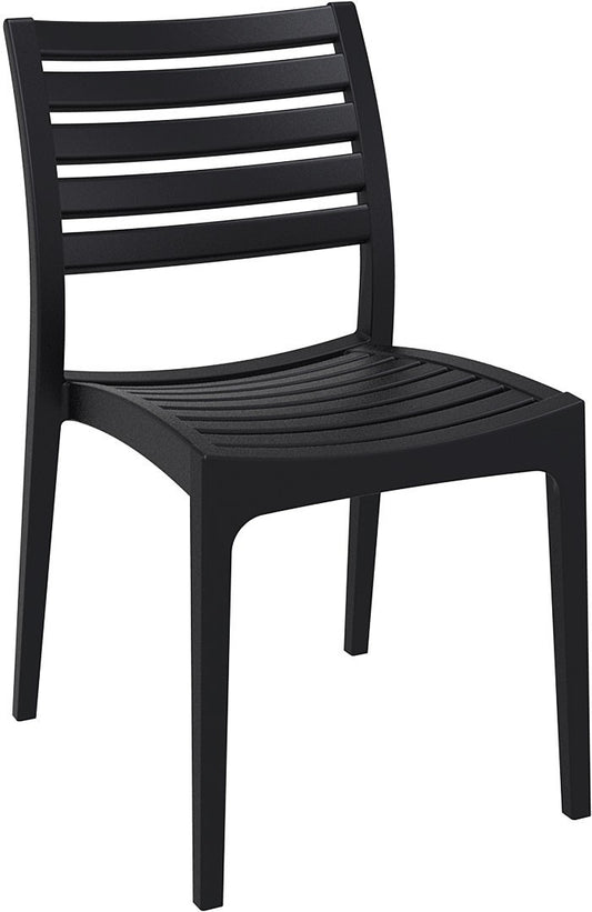Siesta Ares Chaise de jardin empilable noir (par 2 unités)