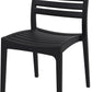 Siesta Ares Chaise de jardin empilable noir (par 2 unités)