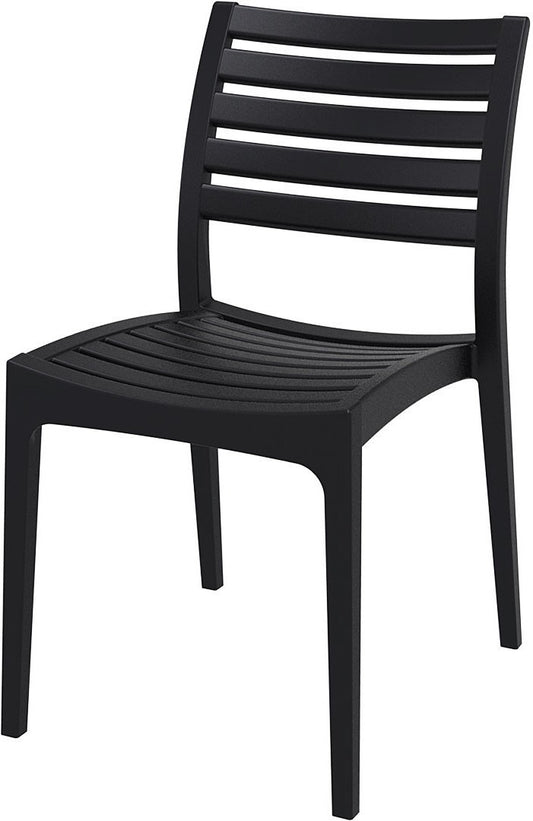 Siesta Ares Chaise de jardin empilable noir (par 2 unités)