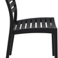 Siesta Ares Chaise de jardin empilable noir (par 2 unités)