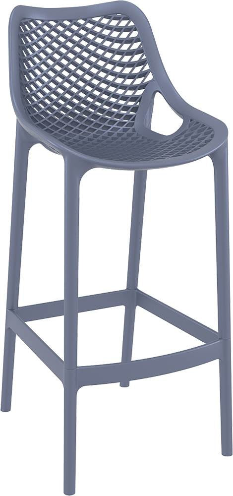 Baratti Hava Tabouret de bar 75 cm Gris foncé (par 2 pièces)