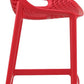 Baratti Hava Tabouret de bar 65 cm rouge (par 2 pièces)