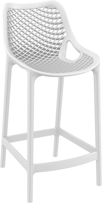 Baratti Hava Tabouret de bar 65 cm blanc (par 2 pièces)