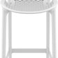 Baratti Hava Tabouret de bar 65 cm blanc (par 2 pièces)