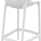 Baratti Hava Tabouret de bar 65 cm blanc (par 2 pièces)