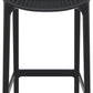 Baratti Hava Tabouret de bar 75 cm noir (par 2 pièces)