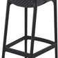 Baratti Hava Tabouret de bar 75 cm noir (par 2 pièces)